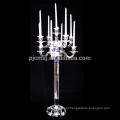 Suporte de vela antigo de cristal de alta qualidade do candelabro do cristal do casamento